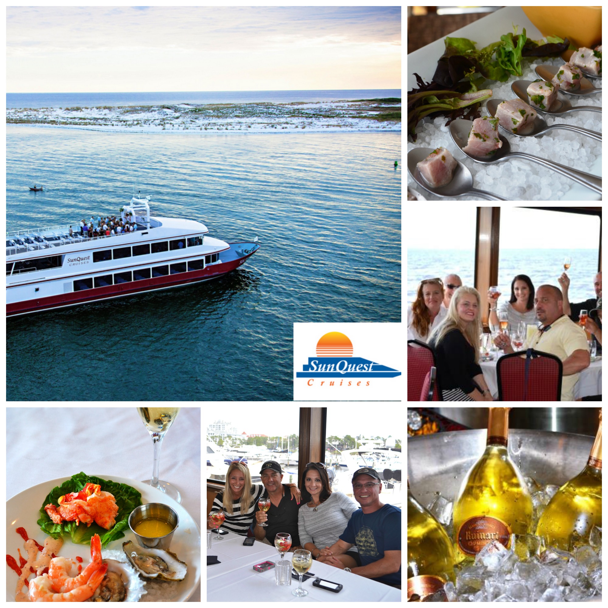 SOLARIS Champagne & Seafood Cruise Destin Florida Beach Things to Do